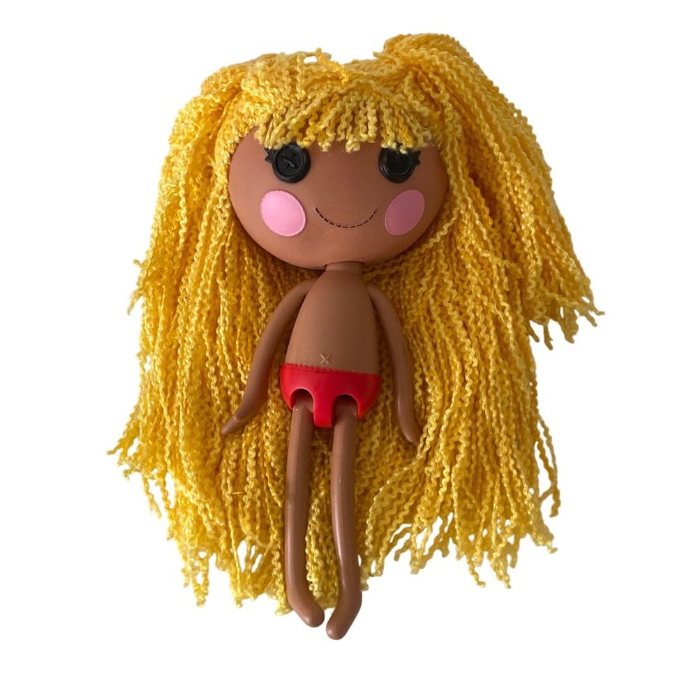 MGA Hasbro Lalaloopsy Doll Large Spot Splatter Splash Loopy Yellow Yarn hair